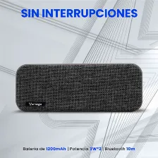 Bocina Vorago Bsp-150 2.0, Usb, Bt, Inalámbrico Y Alámbrico, Universal, Gris